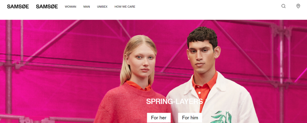 Samsoe Samsoe E-commerce Platform