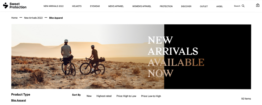 Sweet Protection - Enhanced E-commerce Experience